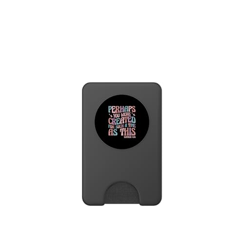 Perhaps You Were Created For Such A Time As This Esther 4:14 PopSockets PopWallet for MagSafe - style: Magnetic PopWallet