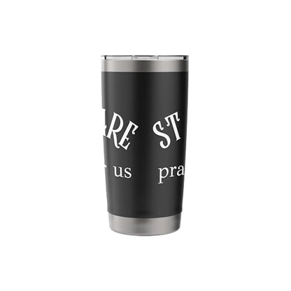 St Clare of Assisi Prayer Catholic Patron Saint Stainless Steel Insulated Tumbler