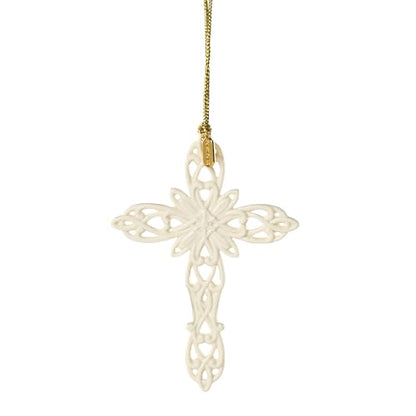 Lenox 898587 2026 Snow Fantasies Cross Ornament