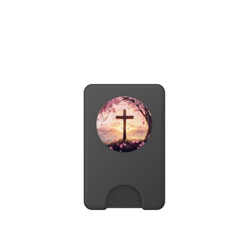 Christian Cross PopSockets PopWallet for MagSafe - style: Magnetic PopWallet