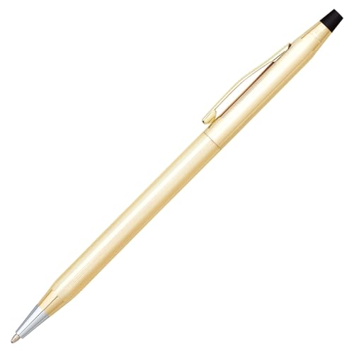 Cross Classic Century Refillable Ballpoint Pen, Medium Ballpen, Includes Luxury Gift Box - 10 Carat Gold - color: 10KT Gold, size: 1 Count (Pack of 1), style: Ballpoint Pen