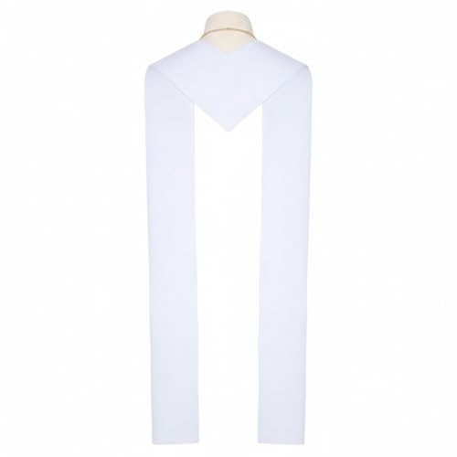 MercyRobes Clergy Stole 02 White