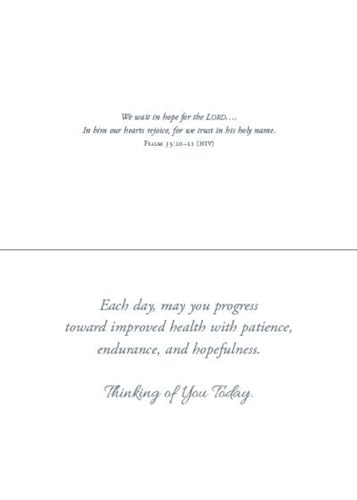 Warner Press G3494 Wishing You Well Boxed Assorted Get Well Cards with KJV Scripture - Box of 12