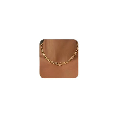 Freekiss 3-Piece Layered Toggle Necklace for Women - color: Toggle Style2 Gold