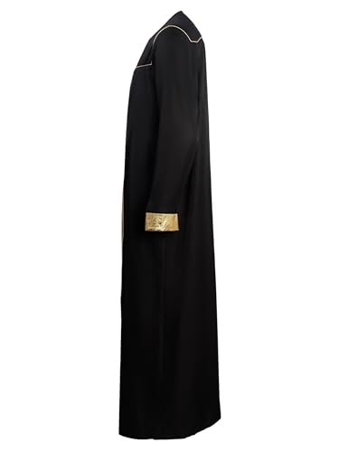 Classic Choir Robes Preachers Confirmation Robe Adult Clergy Church Pastor Pulpit Robes Baptism Choir Robe Unisex - color: Black, size: Small