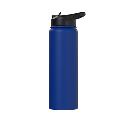 Psalm 16:11 Path of Life Bible Verse Scripture Faith Prayer Stainless Steel Insulated Water Bottle - color: Royal Blue