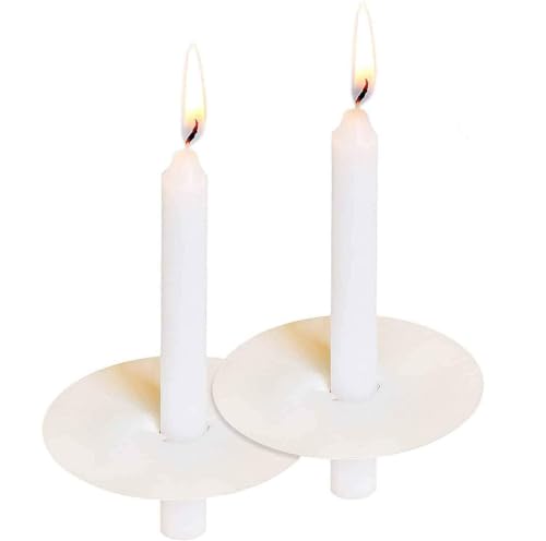 Spell Candles Set of 20 Church Candles with Drip Protectors Religious