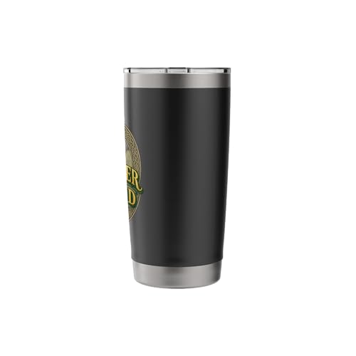 Outlander Scotland Celtic Script Stainless Steel Insulated Tumbler - color: Black