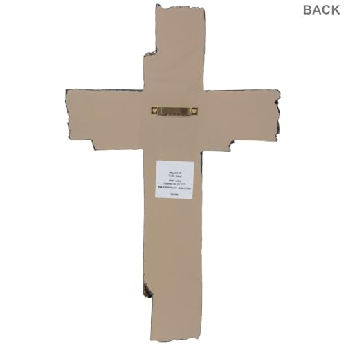Hobby Lobby Rustic Resin Cross Wall Decor, Stacked Cross Design