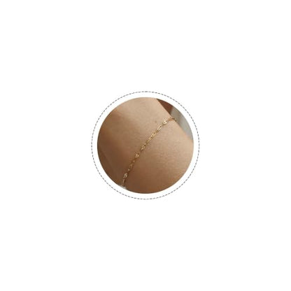 18K Gold Plated Pearl Beaded Cross Bracelets for Women Adjustable - color: Lip-Gold