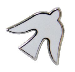 Apparel pin - color: Dove