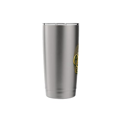 Outlander Scotland Celtic Script Stainless Steel Insulated Tumbler - color: Brushed Steel