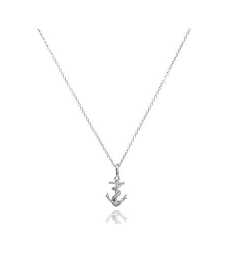 Baydurcan Silvery Necklace for Women Pendant Chain Friendship Necklace Gift - style: anchor s
