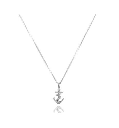 Baydurcan Silvery Necklace for Women Pendant Chain Friendship Necklace Gift - style: anchor s