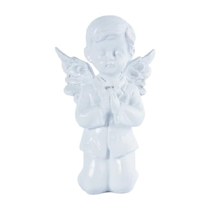 Guardian Angel Figurine Praying Hands Statue Cherub Statue, Boy - color: Angel-boys