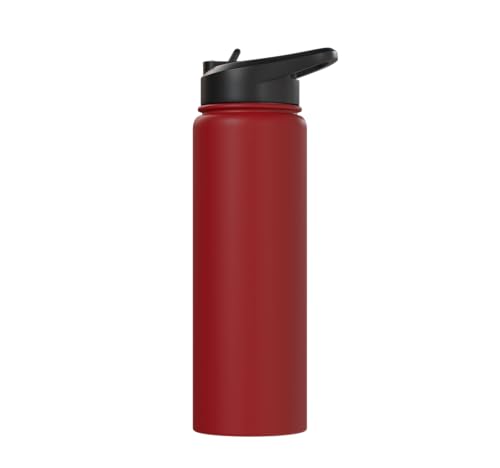 Psalm 16:11 Path of Life Bible Verse Scripture Faith Prayer Stainless Steel Insulated Water Bottle - color: Red