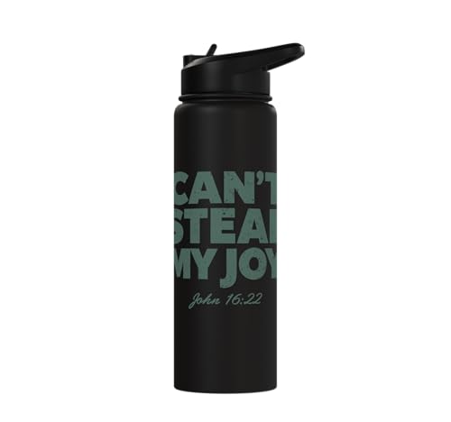 Can't Steal My Joy John 16:22 Christian Religious Bible God Stainless Steel Insulated Water Bottle
