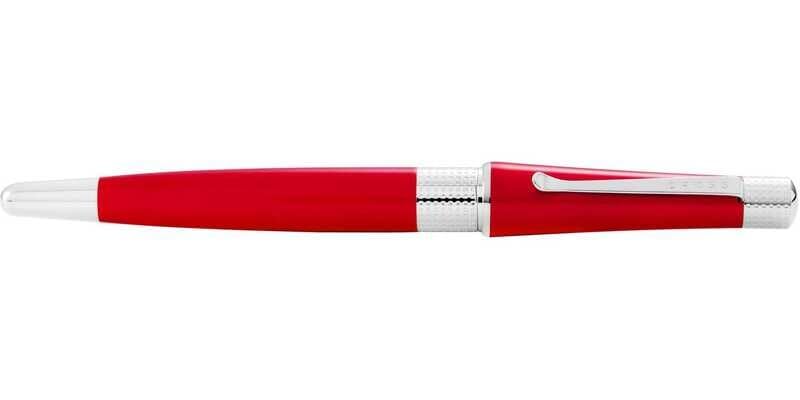 Cross Beverly Refillable Gel Ink Rollerball Pen, Medium Rollerball, Includes Premium Gift Box - Translucent Red Lacquer - color: Translucent Red Lacquer, style: Rollerball Pen