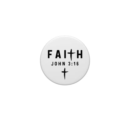 John 3:16 3 16 Faith - God Jesus Quote Christian PopSockets Adhesive PopGrip - style: Adhesive PopGrip