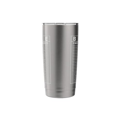 Bible Emergency Hotline Numbers Bible Verse Scripture Gift Stainless Steel Insulated Tumbler - color: Brushed Steel