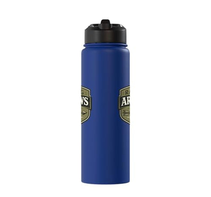 Raising Arrows Since 2026 Psalm 127:4 Faith Family Dad Stainless Steel Insulated Water Bottle - color: Royal Blue