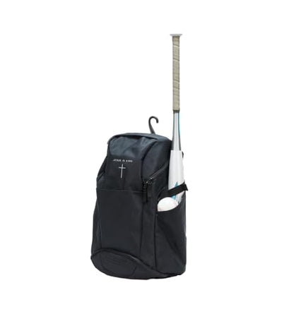 Jesus Is King Cross - Minimalist Christian Religious Jesus Sport Backpack
