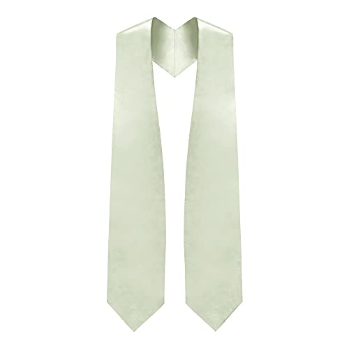 Premium Choir Traditional Stole - Solid Color - Satin - Unisex - color: Cream