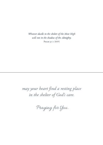 Warner Press G3494 Wishing You Well Boxed Assorted Get Well Cards with KJV Scripture - Box of 12