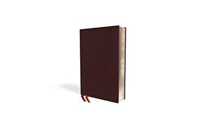 NIV, Thinline Bible, Giant Print, Bonded Leather, Burgundy, Red Letter, Comfort Print