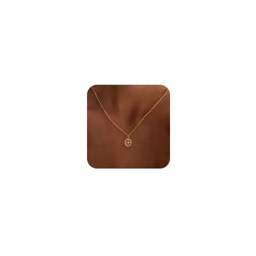 Cross Necklace for Women, Dainty Gold Necklace Tiny Cross Charm Necklace - color: Gold-Cross 7