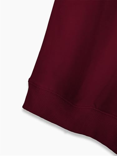 Christian Sweatshirts for Women Psalms 91 Long Sleeve Shirt - color: Wine, size: XX-Large