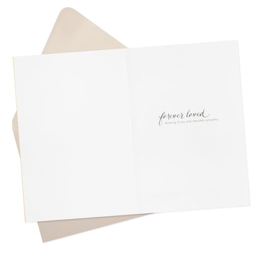 Hallmark Signature Sympathy Card (Forever Remembered) - color: White