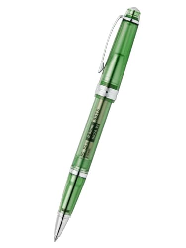 Cross Bailey Light Rollerball Pen, Translucent Green Resin, Black Ink - color: Green