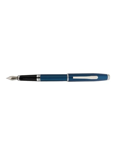 Cross Coventry Blue Lacquer Fine Nib Fountain Pen - color: Blue, style: Fine Nib