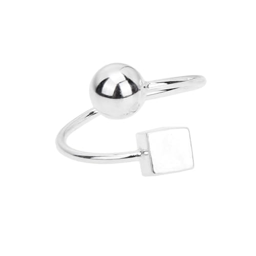 Handmade Rings 925 Sterling Silver Band Ring Adjustable Open Knuckle Rings Thumb Ring Statement Rings for Women Minimalist Jewelry - color: Pattern 7