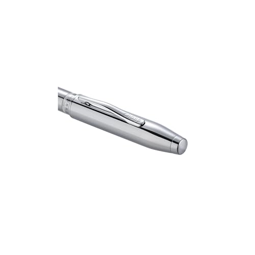Cross Foundry Polished Chrome Rollerball Pen, Medium Point, Black Ink - color: Polished Chrome