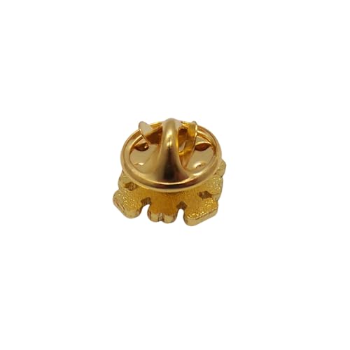 Gold Tone Jerusalem Cross Lapel Pin – Christian Religious Brooch, Faith Symbol Pin, Suit Jacket & Hat Accessory, Gift for Men & Women