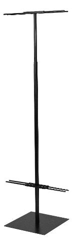 Classic Economy Adjustable Floor Banner Stand, Black 48" to 92"