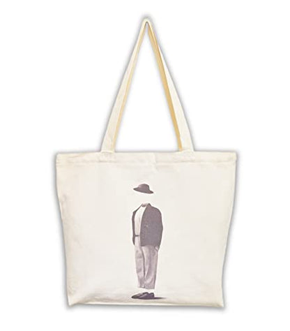 Canvas Tote Bag, Pockets, Zipper, Durable, Lightweight, Cotton Shopping Cloth Bag, Gifts - color: Abstract Men