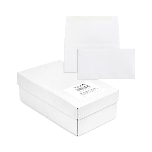 Blue Summit Supplies 500#6 3/4 Remittance Envelopes, Gummed, White