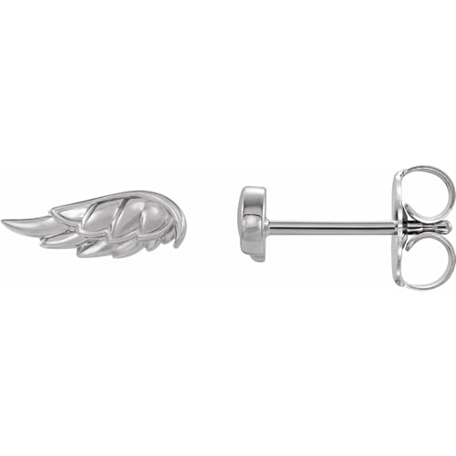 Sterling Silver Angel Wing Earrings Ethereal