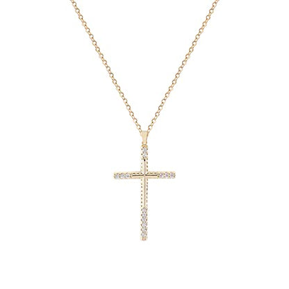 Cross Pendant Necklace for Women Jewelry Gold Cross Necklaces for Women Cross Necklace Minimalist Trendy Jewelry Valentines Day - style: CN1
