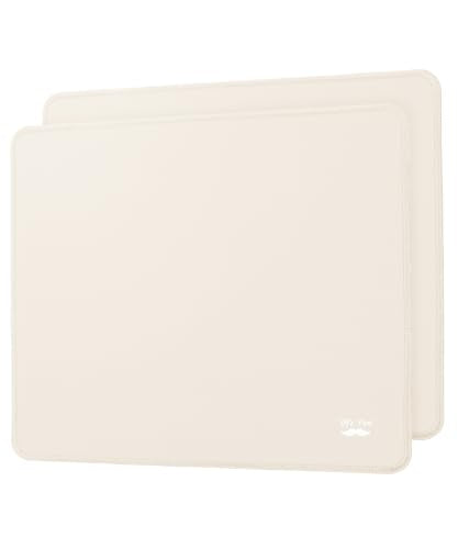 Mr. Pen 2 Pack Beige Gaming Mouse Pads - 12.8"x11.3" - color: Beige