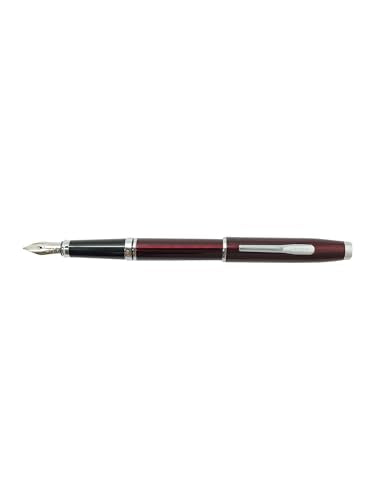 Cross Coventry Red Lacquer Fine Nib Fountain Pen, Black Ink - color: Red, style: Fine Nib