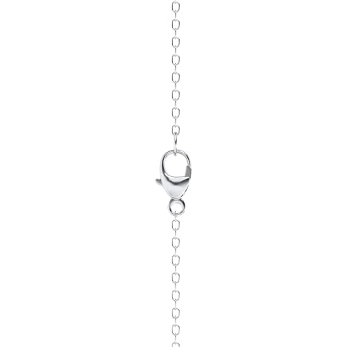 Belacqua 1/2-2 Carat Round Lab Grown Diamond Cross Pendant Necklace in Sterling Silver, 18 Inches Cable Chain, G-H Color, SI2-I1 Clarity, Fine Jewelry for Women, Gift Box Included - size: 2.00 Cttw