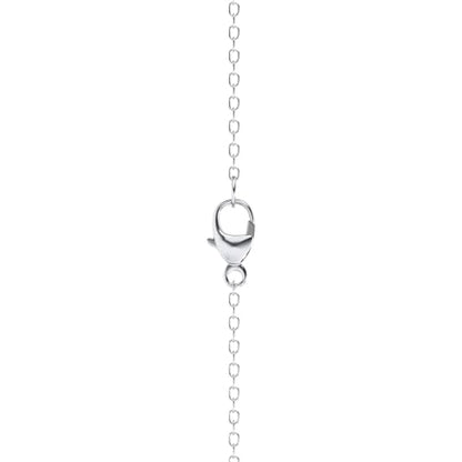 Belacqua 1/2-2 Carat Round Lab Grown Diamond Cross Pendant Necklace in Sterling Silver, 18 Inches Cable Chain, G-H Color, SI2-I1 Clarity, Fine Jewelry for Women, Gift Box Included - size: 2.00 Cttw