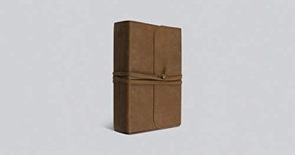 ESV Journaling Bible, Interleaved Edition (Brown, Flap with Strap)