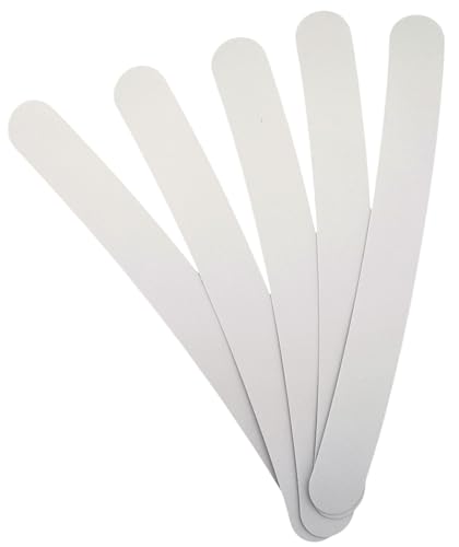 5 Premium White Tab Clergy Collar Insert 8 1/2" x 1" replacment para Flex Made in Italy Package of 5 Made in Italy