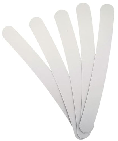 5 Premium White Tab Clergy Collar Insert 8 1/2" x 1" replacment para Flex Made in Italy Package of 5 Made in Italy