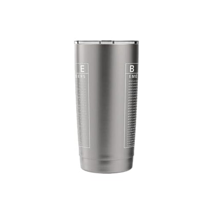 Bible Emergency Hotline Numbers Bible Verse Scripture Gift Stainless Steel Insulated Tumbler - color: Brushed Steel